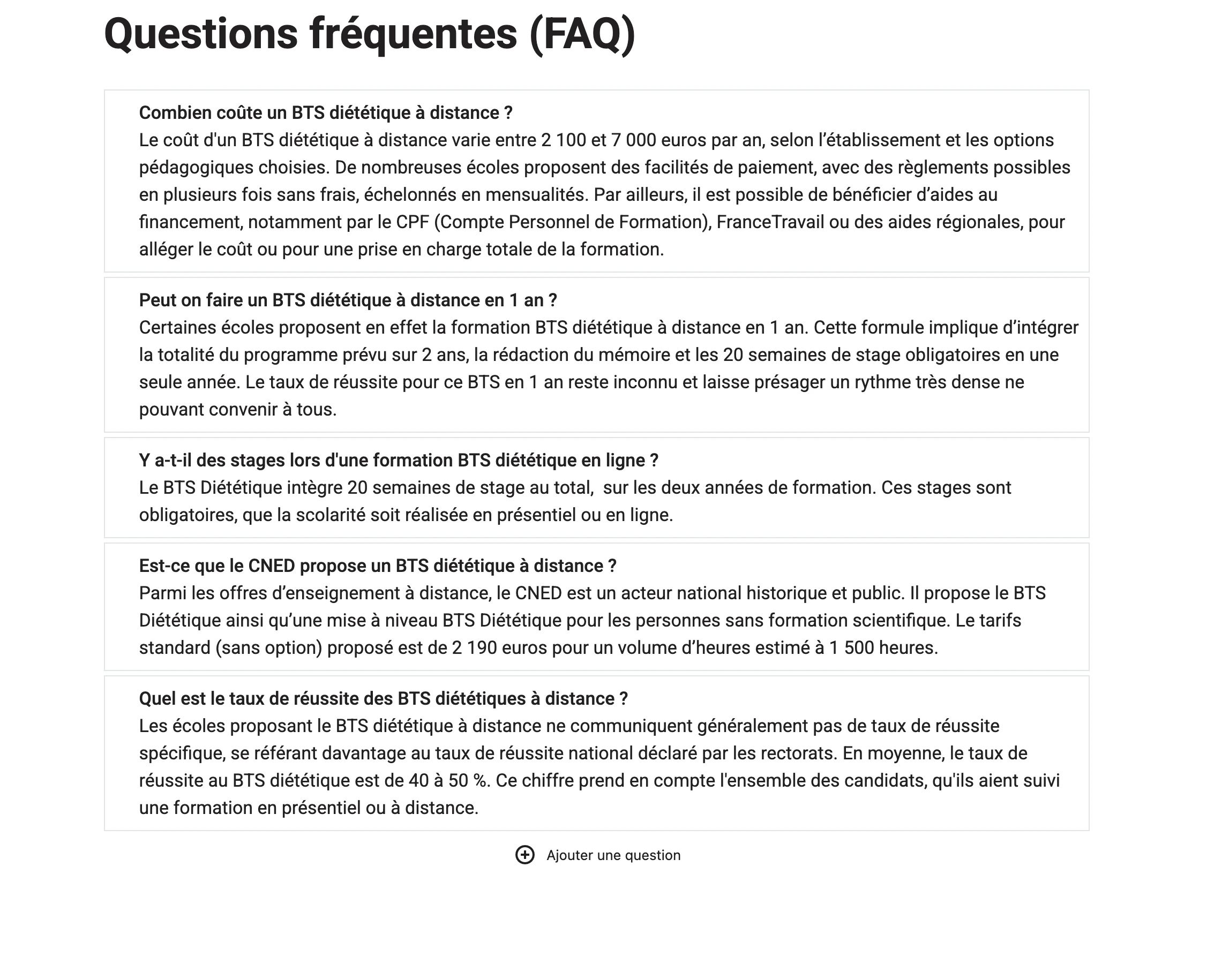 Blocco Yoast FAQ con stringa semplice